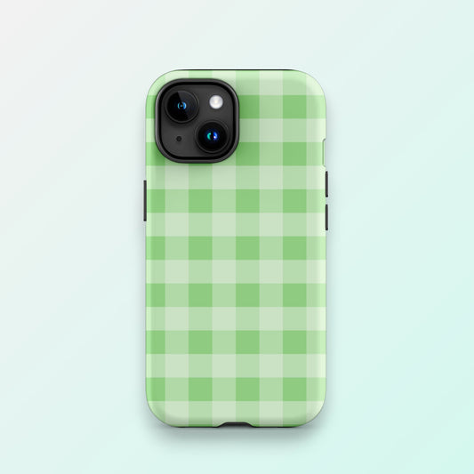 Fresh Gingham Green Ninja Case™ for iPhone