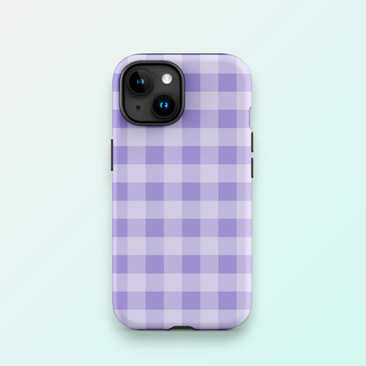 Fresh Gingham Lavender Ninja Case™ for iPhone