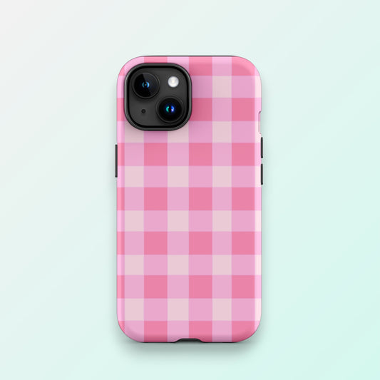 Fresh Gingham Pink Ninja Case™ for iPhone