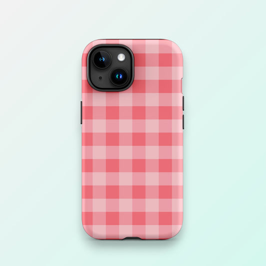 Fresh Gingham Red Ninja Case™ for iPhone