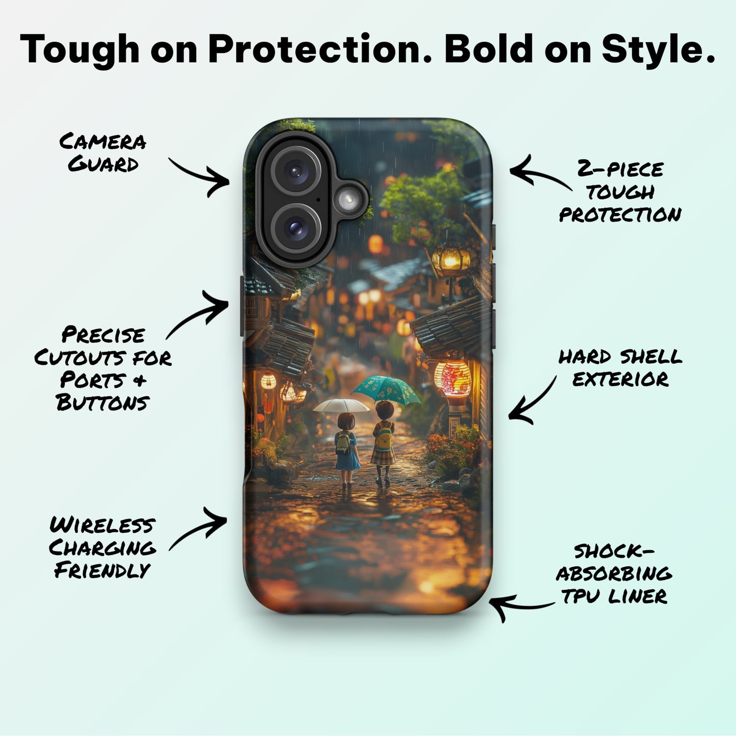 Lantern Lane Stroll - Ninja Case for iPhone