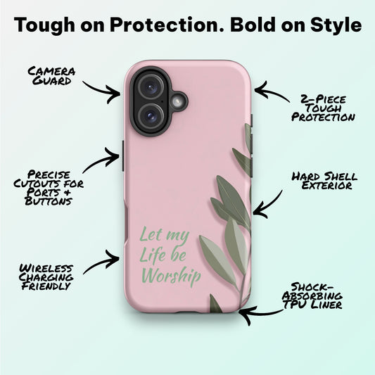 Made to Worship: Blush Edition – Ninja Case™ for iPhone