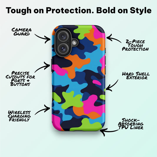 Neon Camo – Ninja Case™ for iPhone