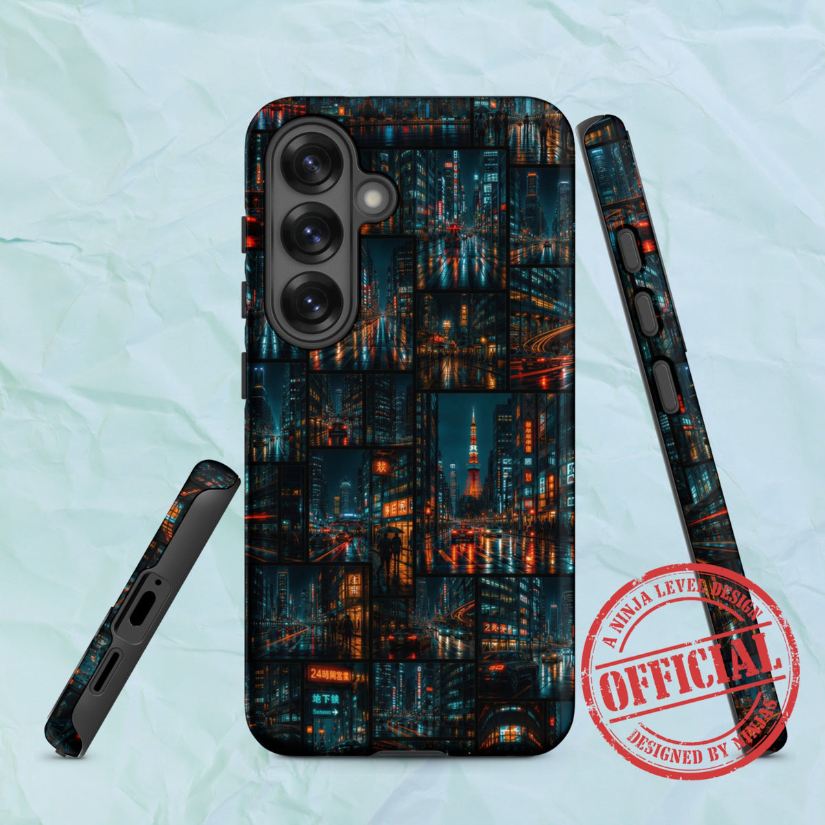 Neon Gridlock - Ninja Case for Samsung Galaxy