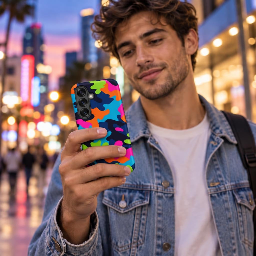 Neon Camo - Ninja Case for Samsung Galaxy