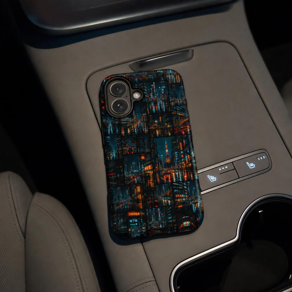Neon Gridlock - Ninja Case for iPhone