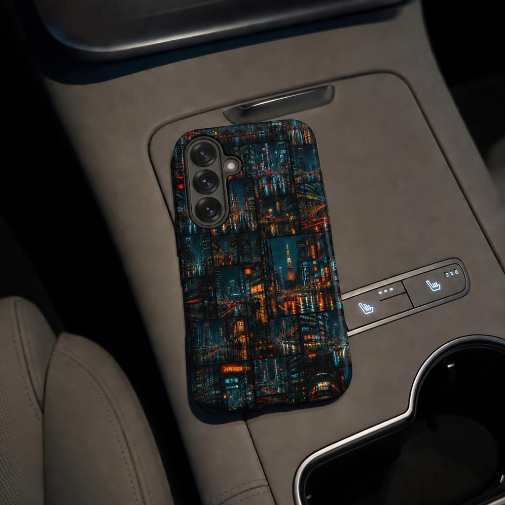 Neon Gridlock - Ninja Case for Samsung Galaxy