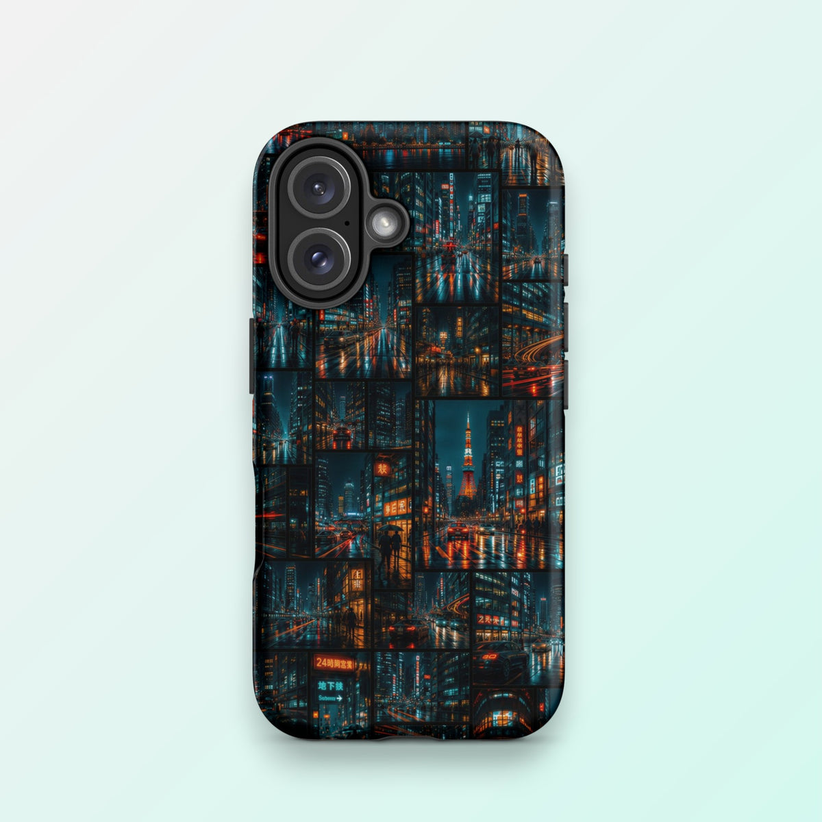 Neon Gridlock - Ninja Case for iPhone
