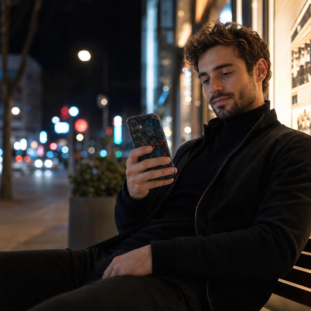 Neon Gridlock - Ninja Case for Samsung Galaxy
