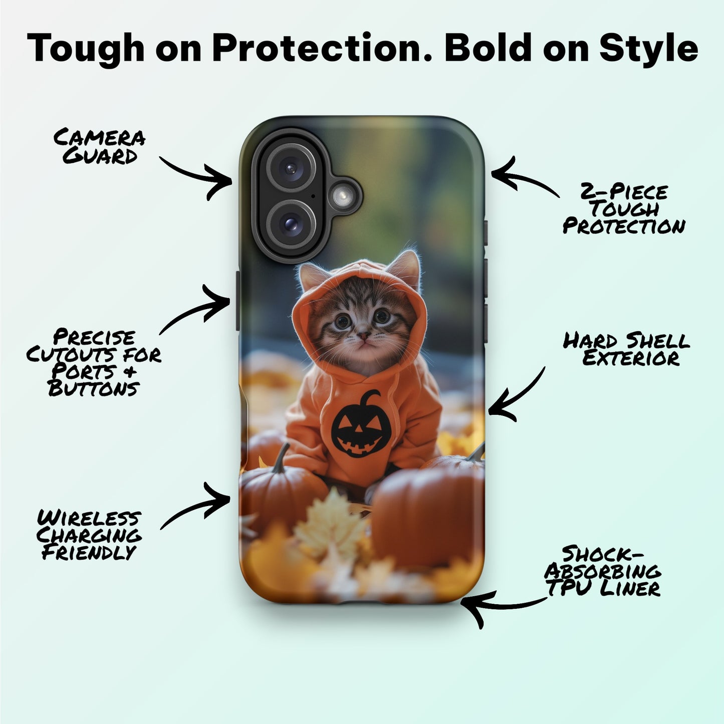 Purranormal Pumpkin - Ninja Case™ for iPhone