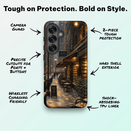 Snow Day Cafe - Ninja Case for Samsung Galaxy
