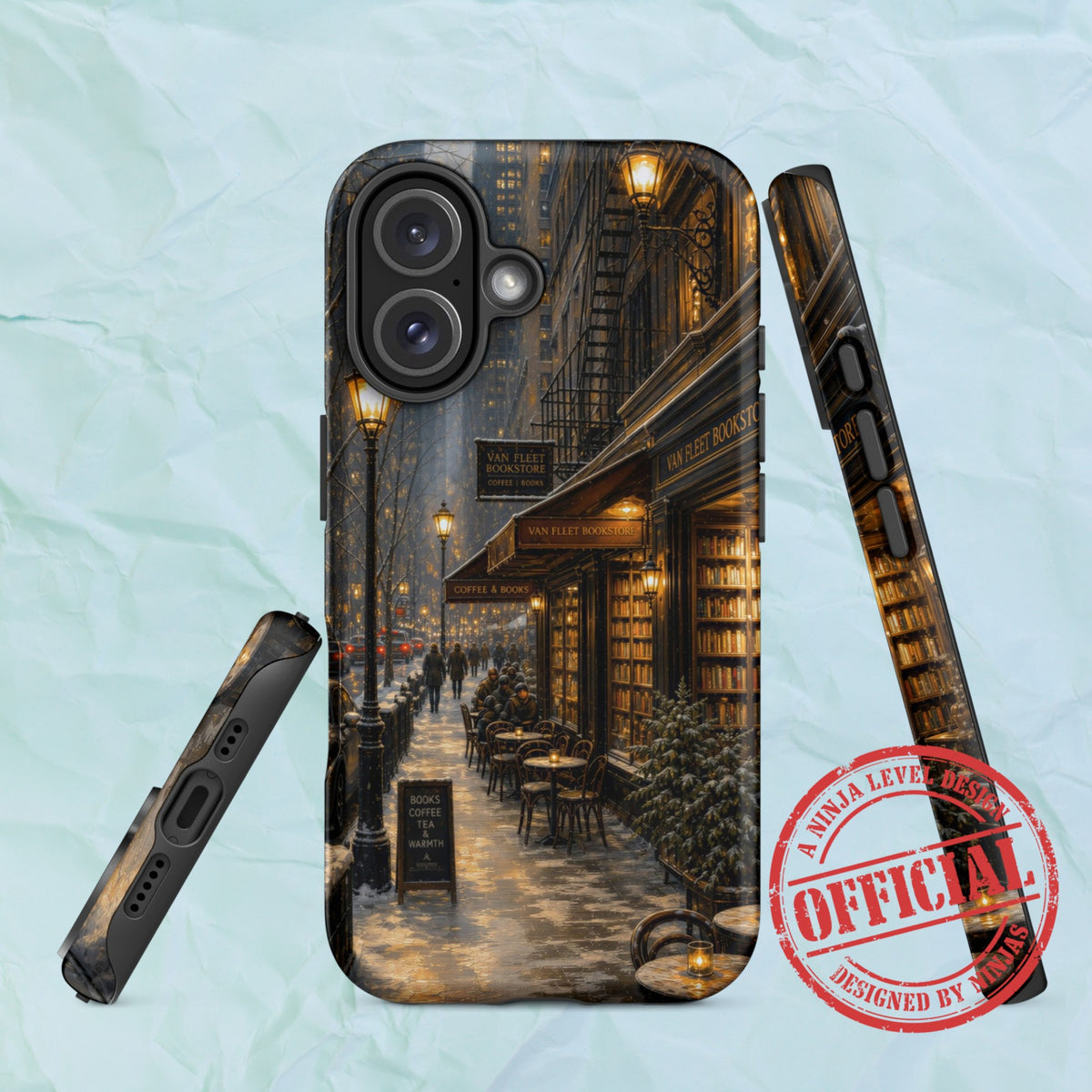 Snow Day Cafe - Ninja Case for iPhone