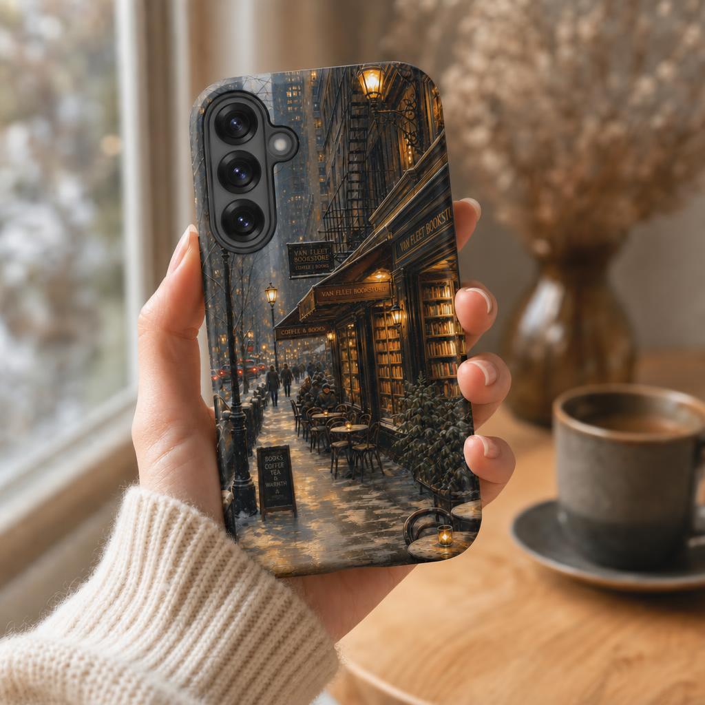 Snow Day Cafe - Ninja Case for Samsung Galaxy