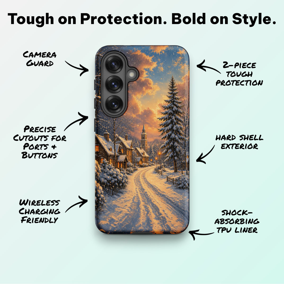 Snow Place Like Home - Ninja Case for Samsung Galaxy