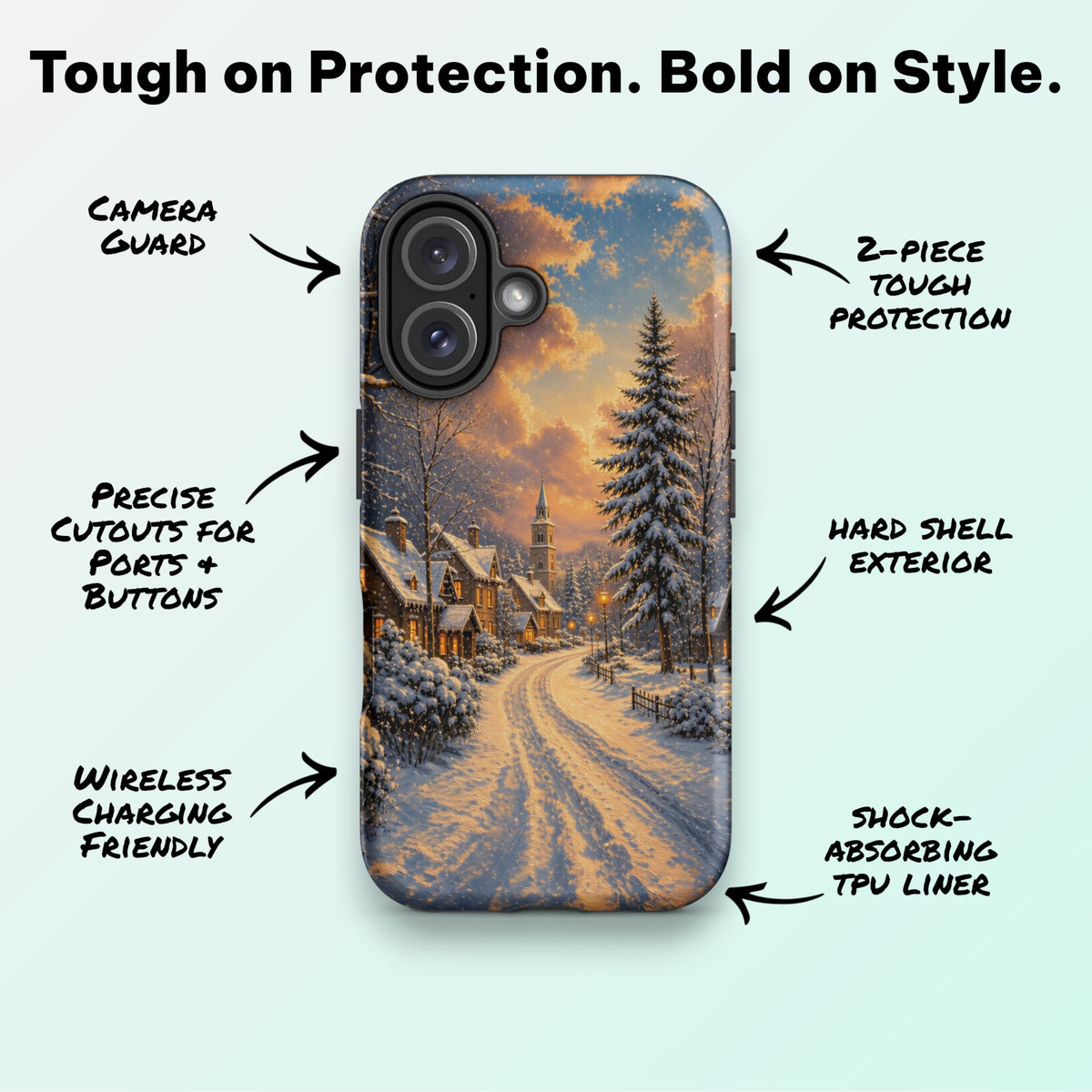 Snow Place Like Home - Ninja Case for iPhone
