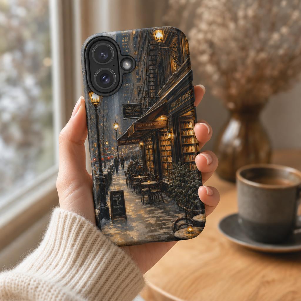 Snow Day Cafe - Ninja Case for iPhone