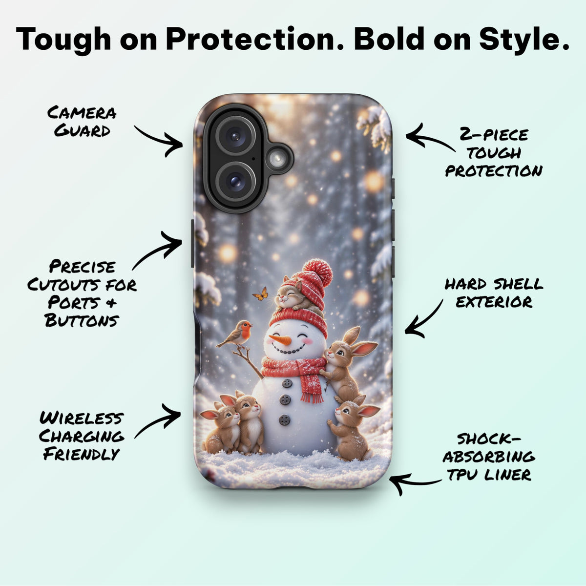 Snowman and Friends - Ninja Case for iPhone