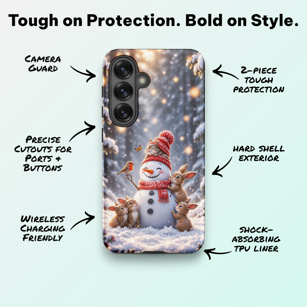 Snowman and Friends - Ninja Case for Samsung Galaxy