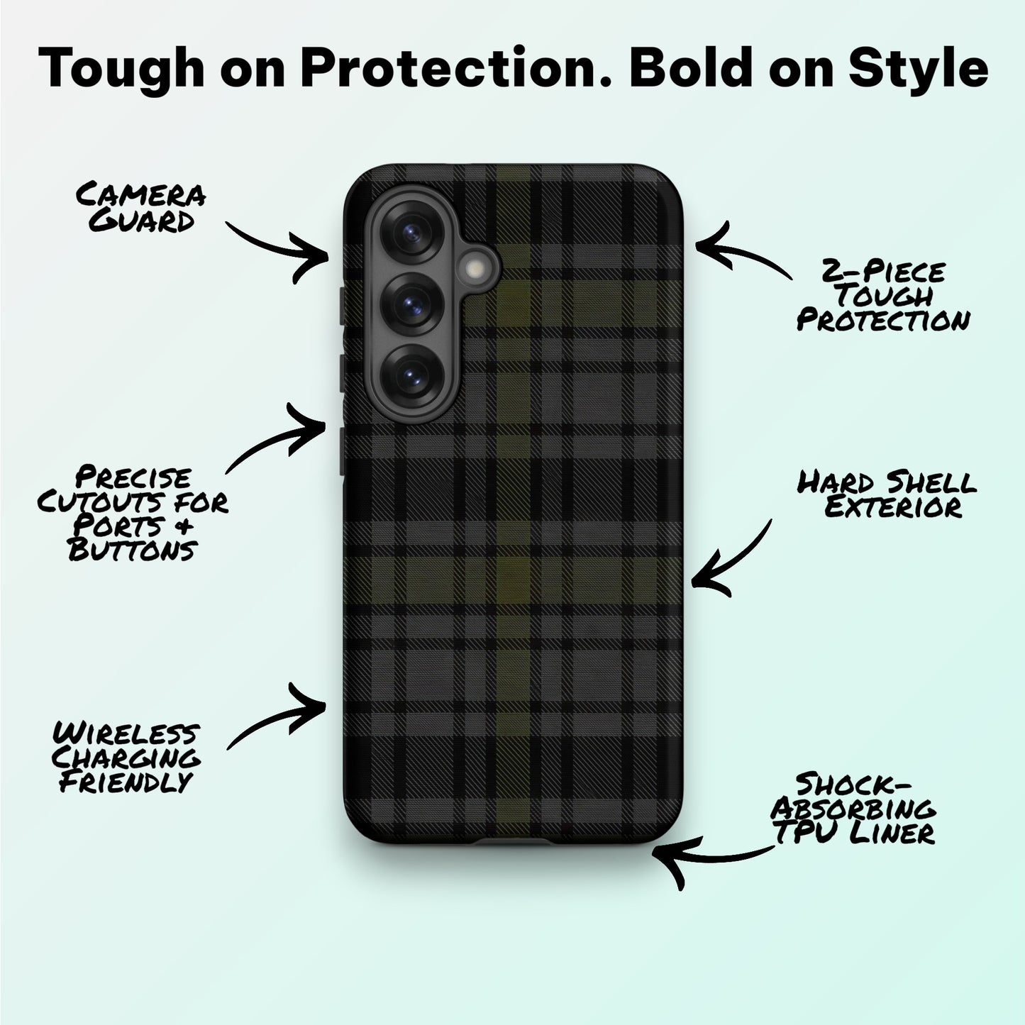 Tactical Charcoal - Ninja Case™ for Samsung Galaxy