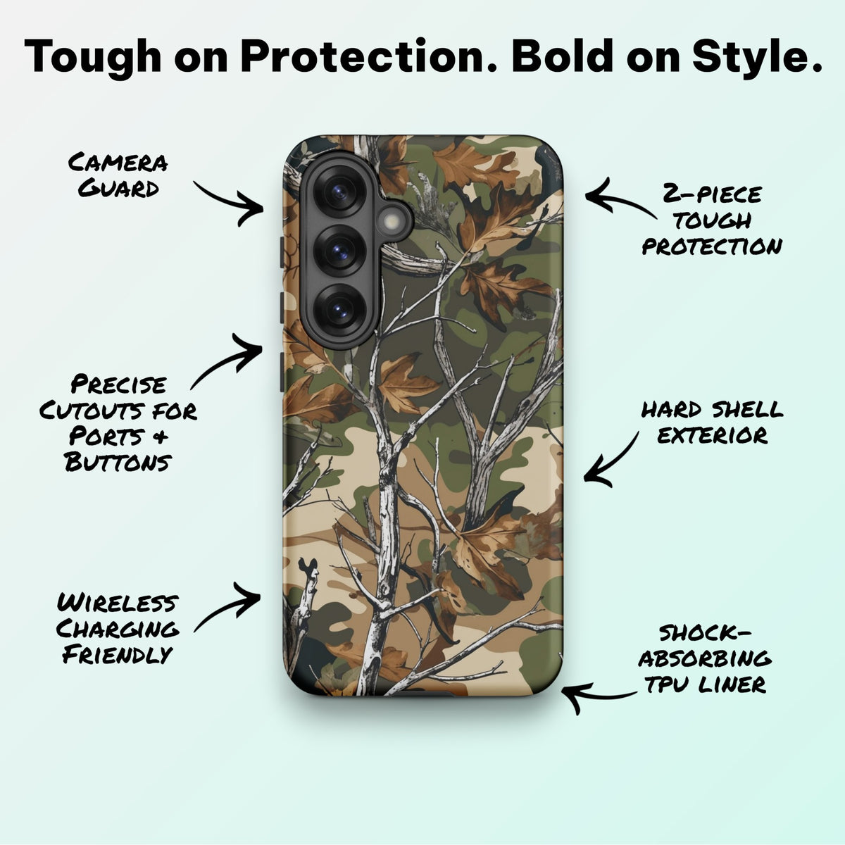 Timber. Camo - Ninja Case for Samsung Galaxy
