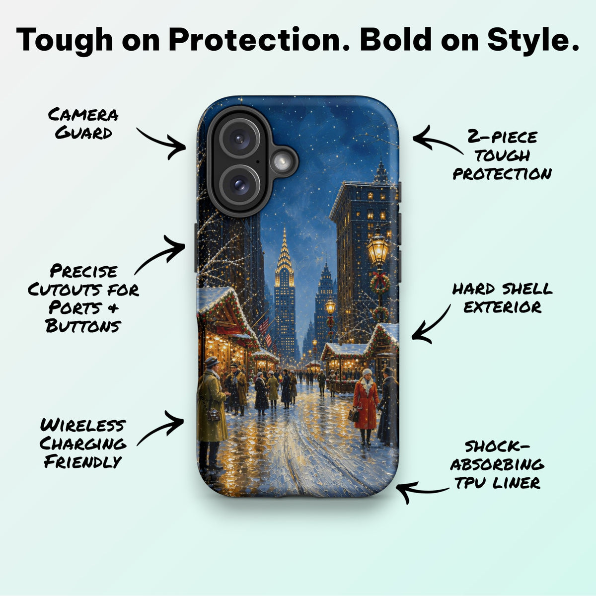 Tinsel Town Stroll - Ninja Case for iPhone