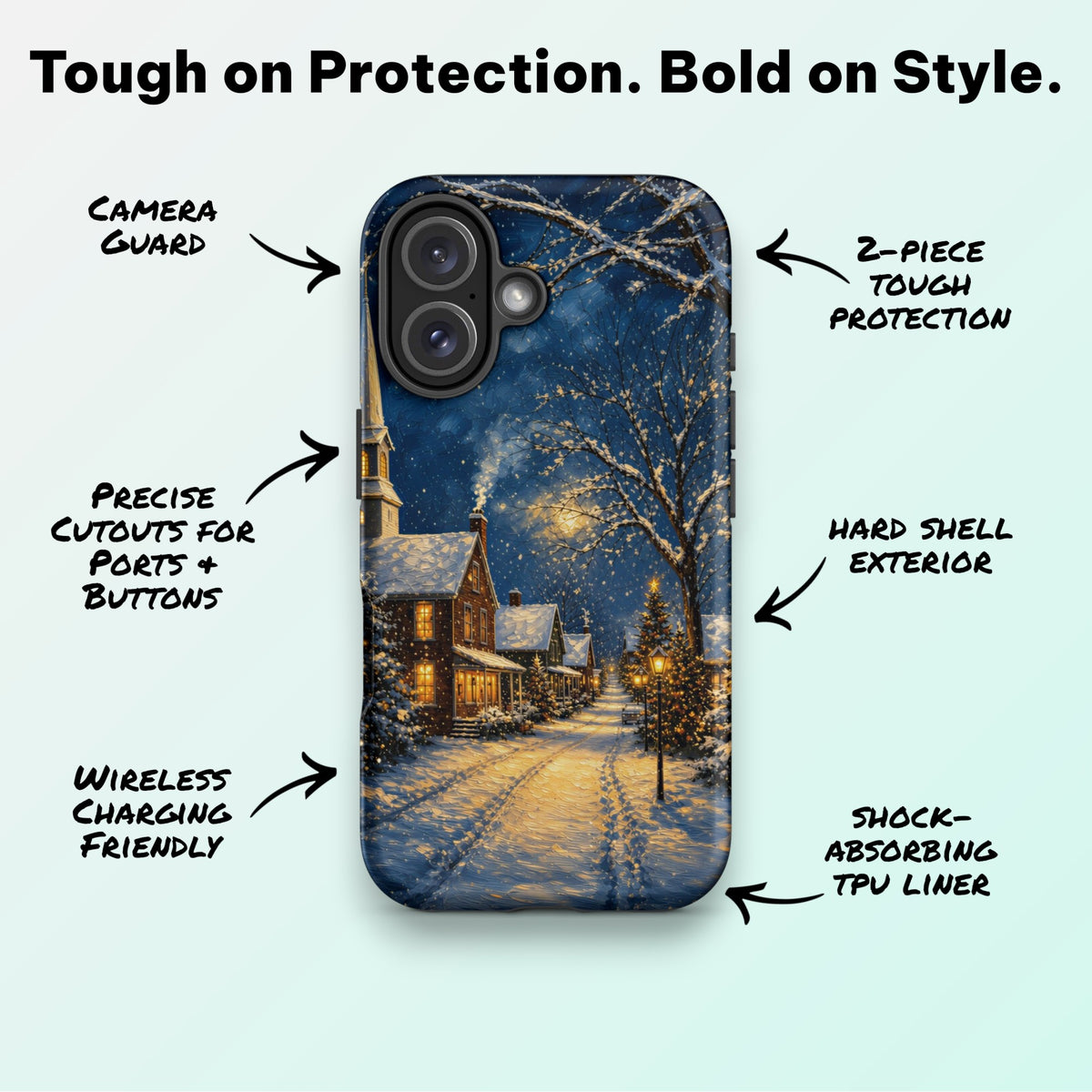Winterglow Avenue - Ninja Case for iPhone