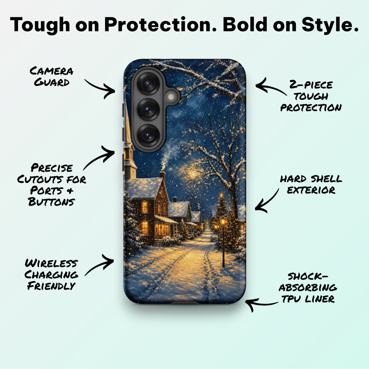 Winterglow Avenue - Ninja Case for Samsung Galaxy