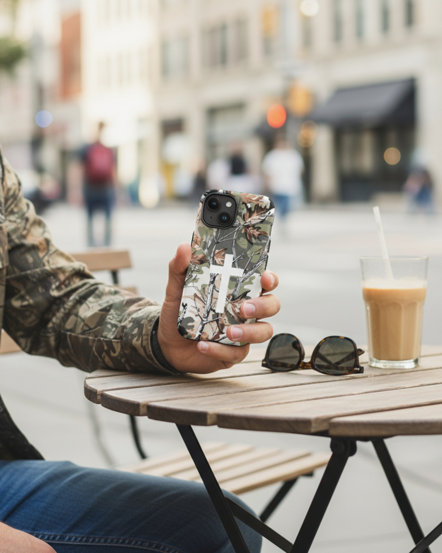Ghost Cross Camo Ninja Case™ for iPhone