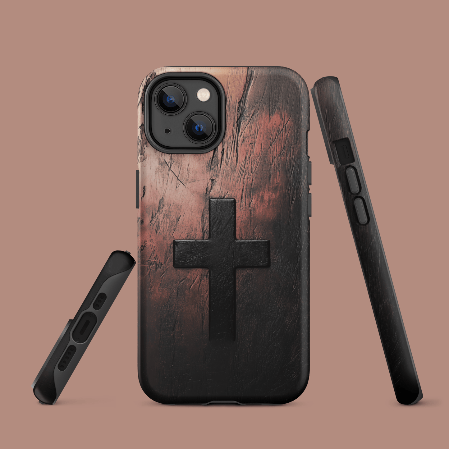 Cross 3D woodgrain for iPhone Ninja Level Designs