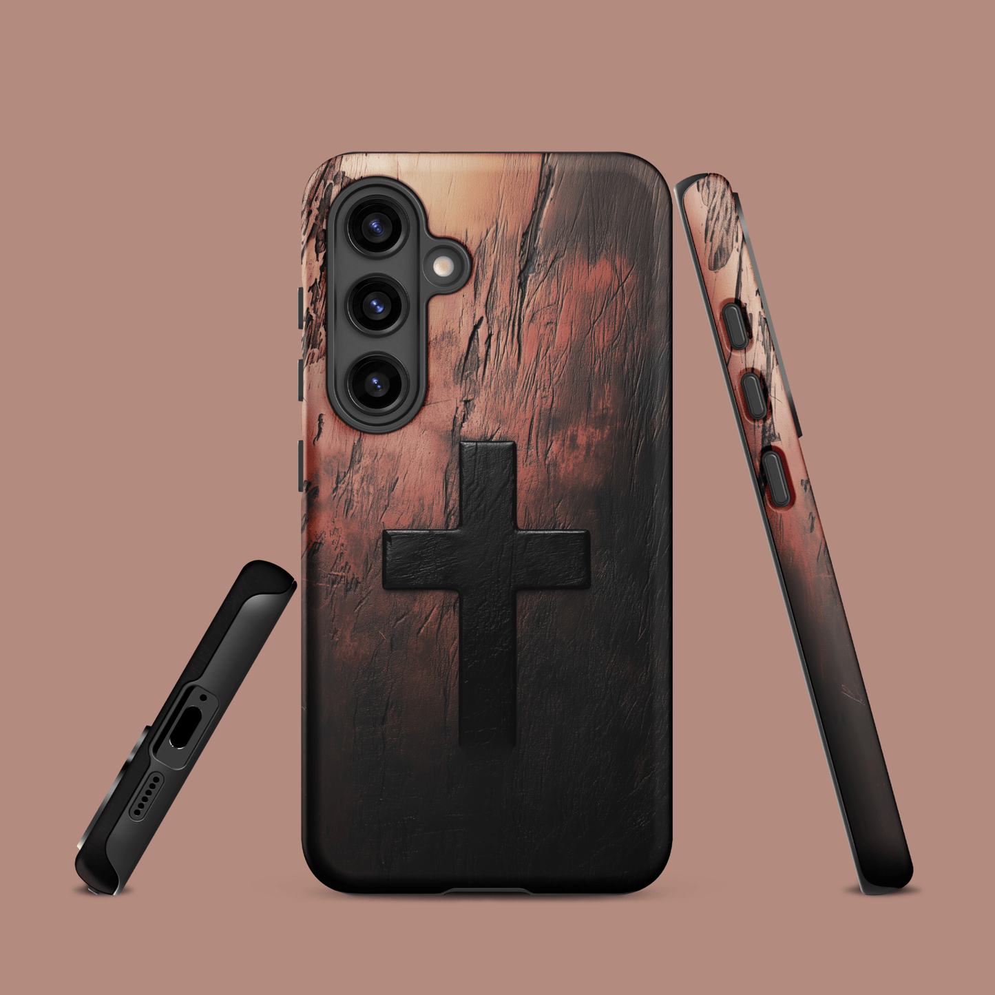 Cross 3D woodgrain for Samsung Galaxy Ninja Level Designs