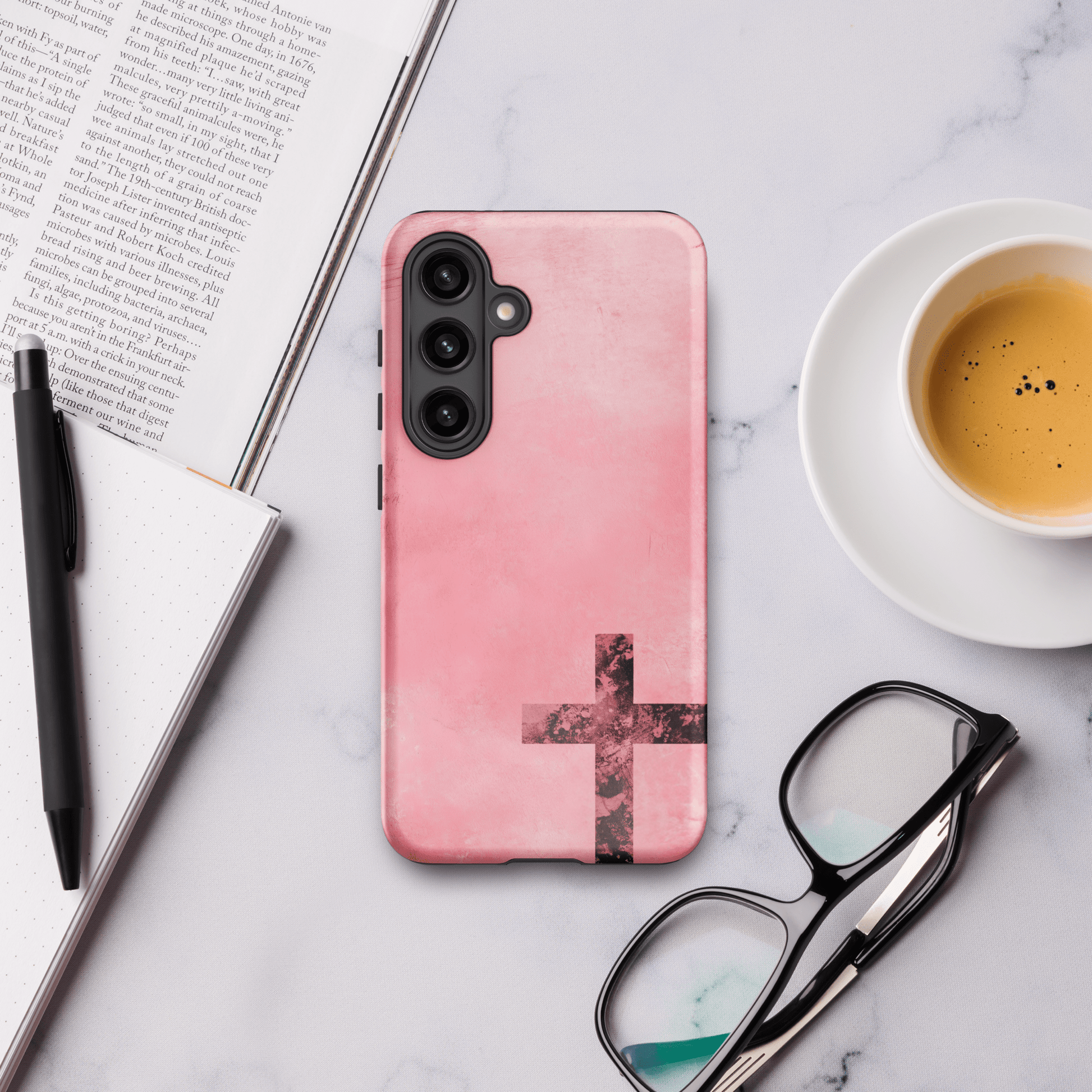 Cross pink small for Samsung Galaxy Ninja Level Designs