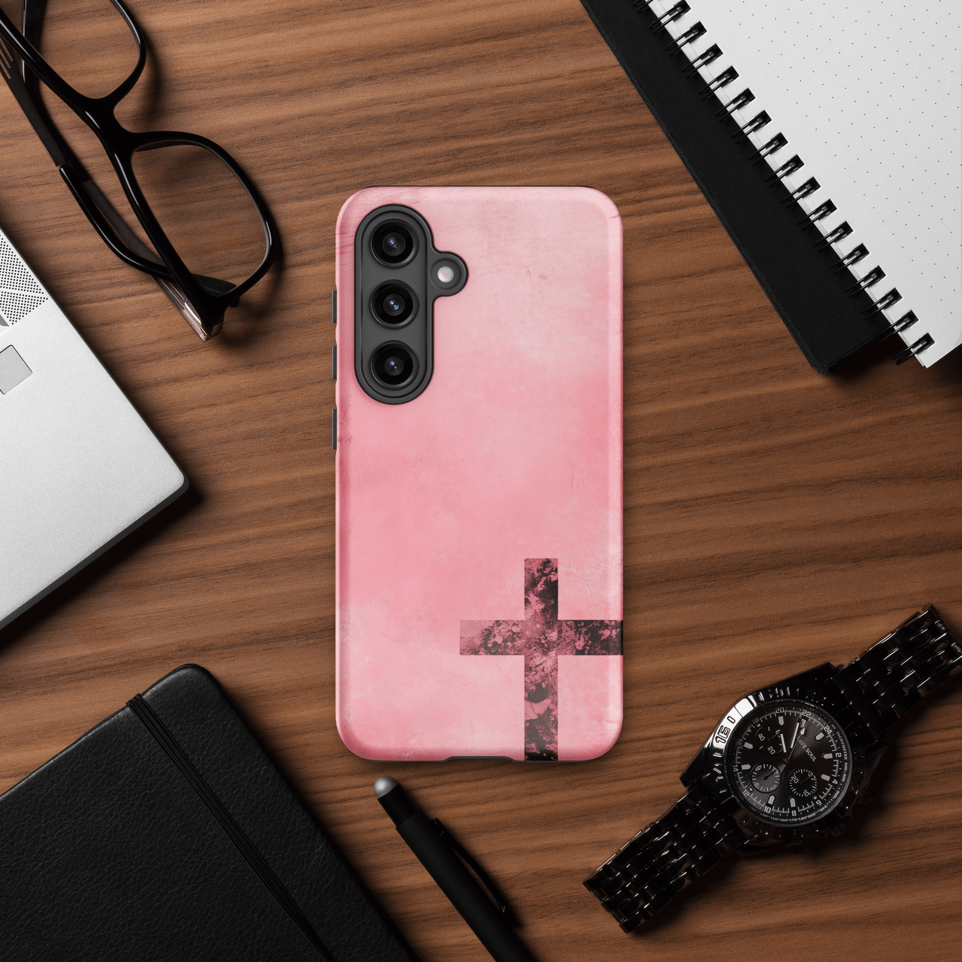 Cross pink small for Samsung Galaxy Ninja Level Designs