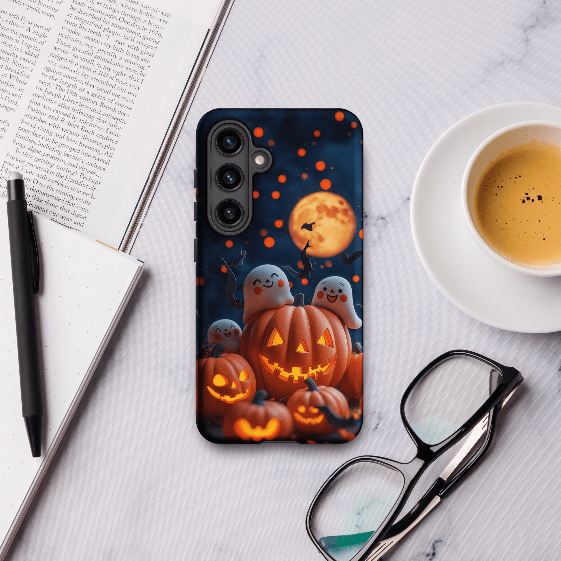 Cute ghosts scene 3D clay for Samsung Galaxy Ninja Level Designs