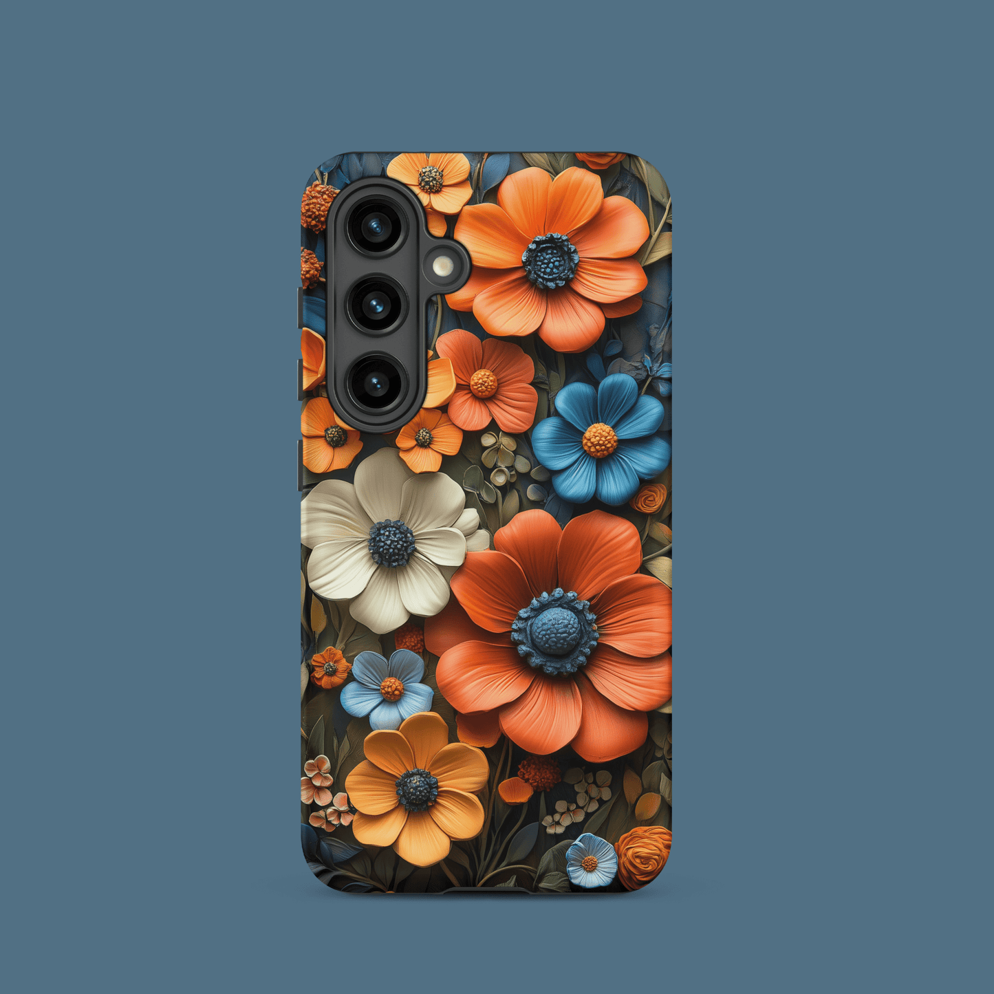 Flowers 3D clay bold for Samsung Galaxy Ninja Level Designs