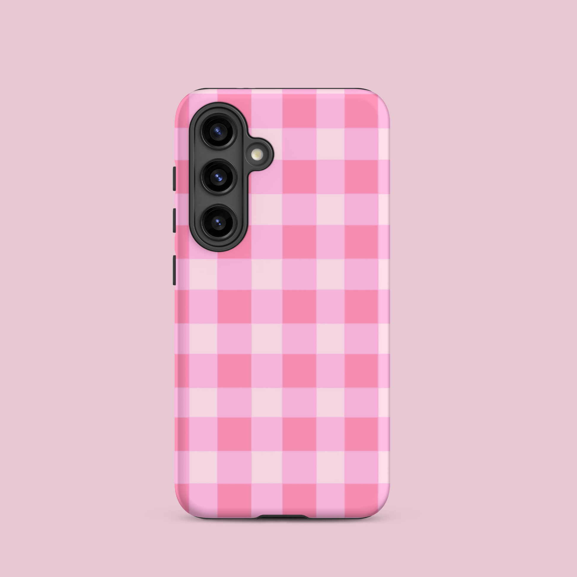 Fresh Gingham Pink – Ninja Case™ for Samsung Galaxy Ninja Level Designs