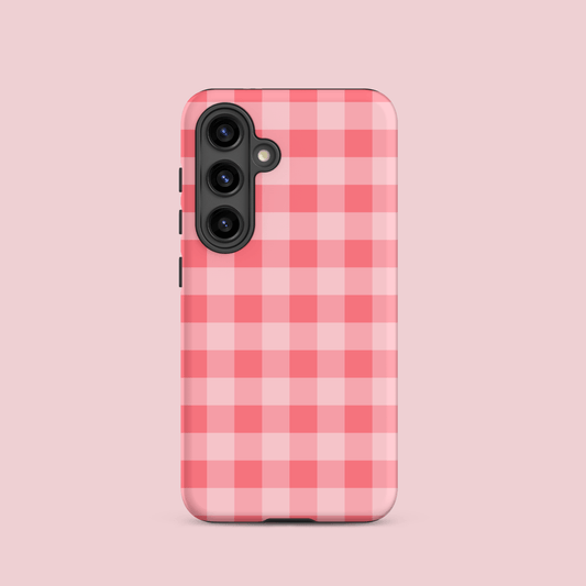 Fresh Gingham Red – Ninja Case™ for Samsung Galaxy Ninja Level Designs