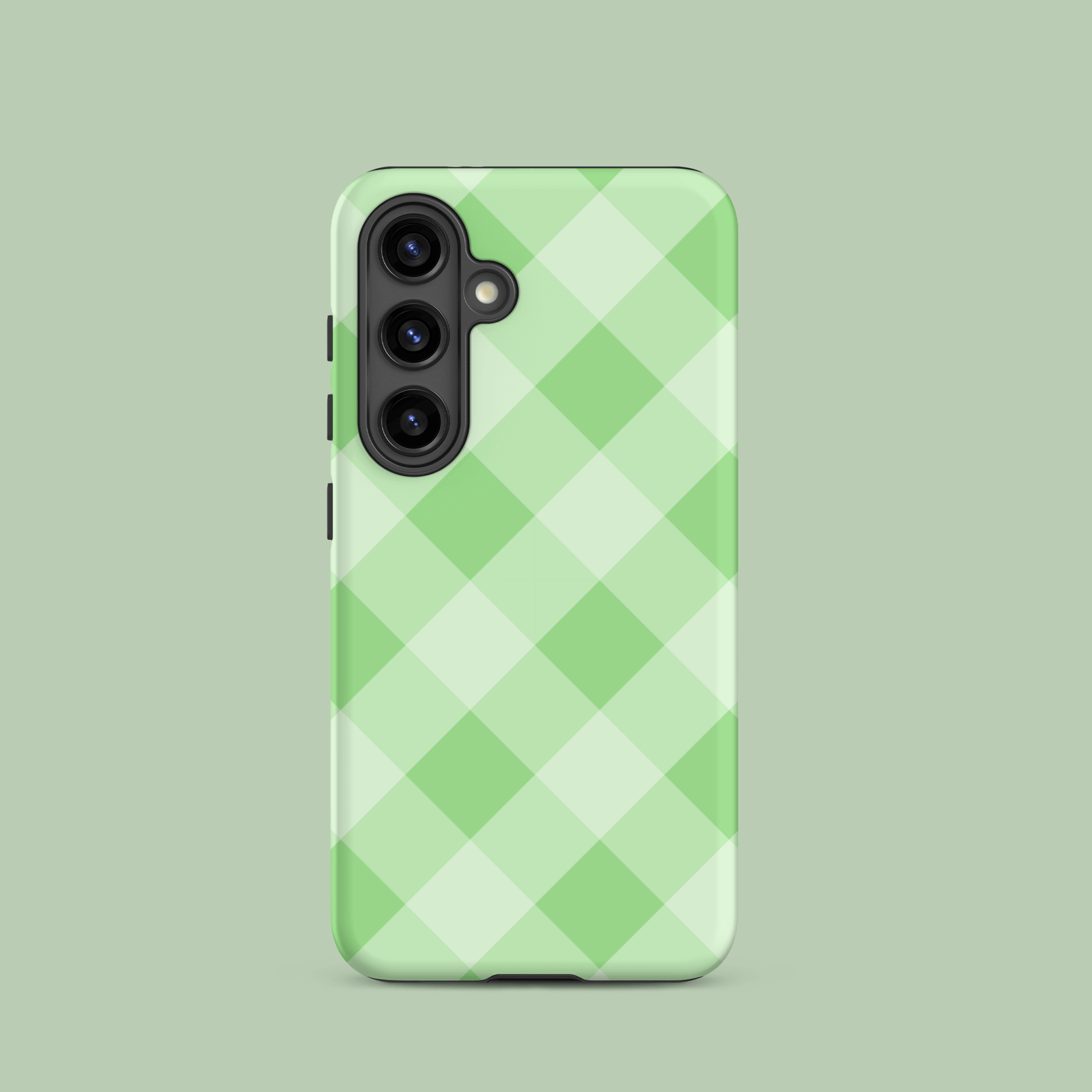 Gingham Twist Green – Ninja Case™ for Samsung Galaxy Ninja Level Designs