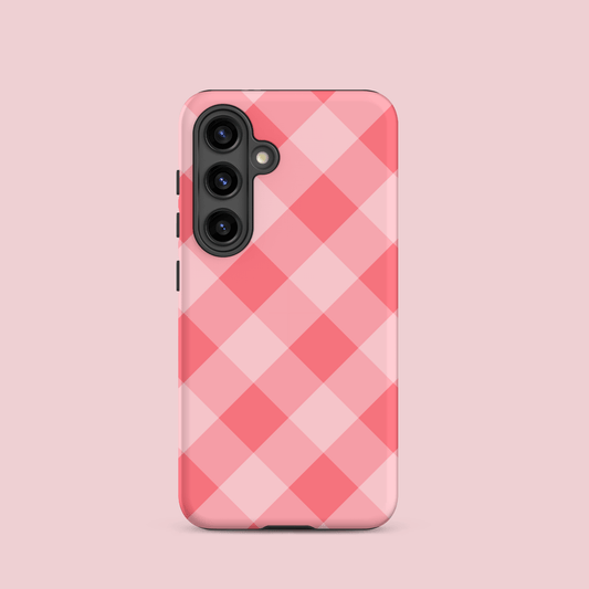 Gingham Twist Red – Ninja Case™ for Samsung Galaxy Ninja Level Designs
