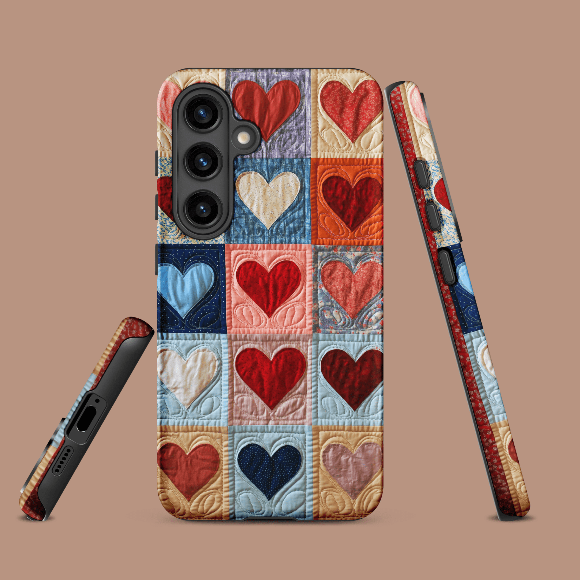 Heart quilt for Samsung Galaxy Ninja Level Designs