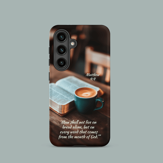 Matthew 4:4 - cafe for Samsung Galaxy Ninja Level Designs