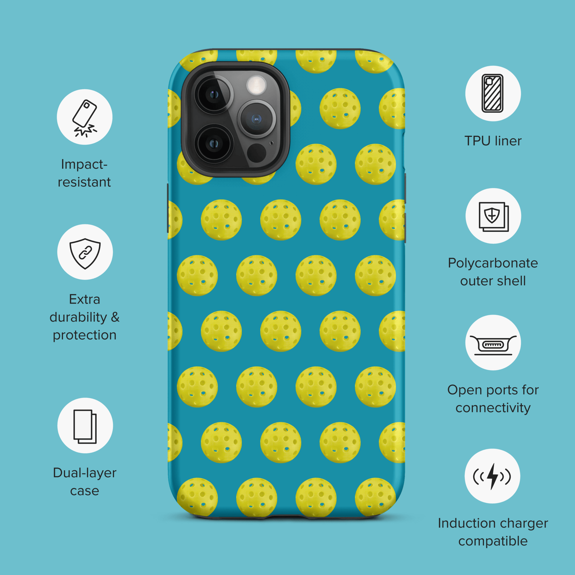Pickleballs Green for iPhone Ninja Level Designs