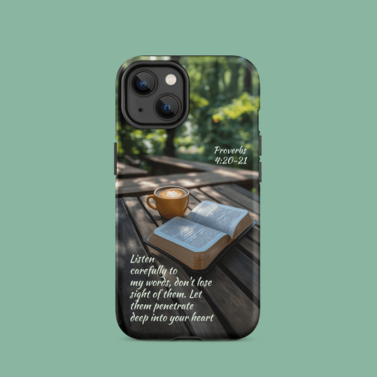 Proverbs 4:20-21 - Nature for iPhone Ninja Level Designs