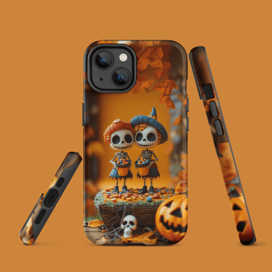 Skeleton sisters trick or treat for iPhone Ninja Level Designs