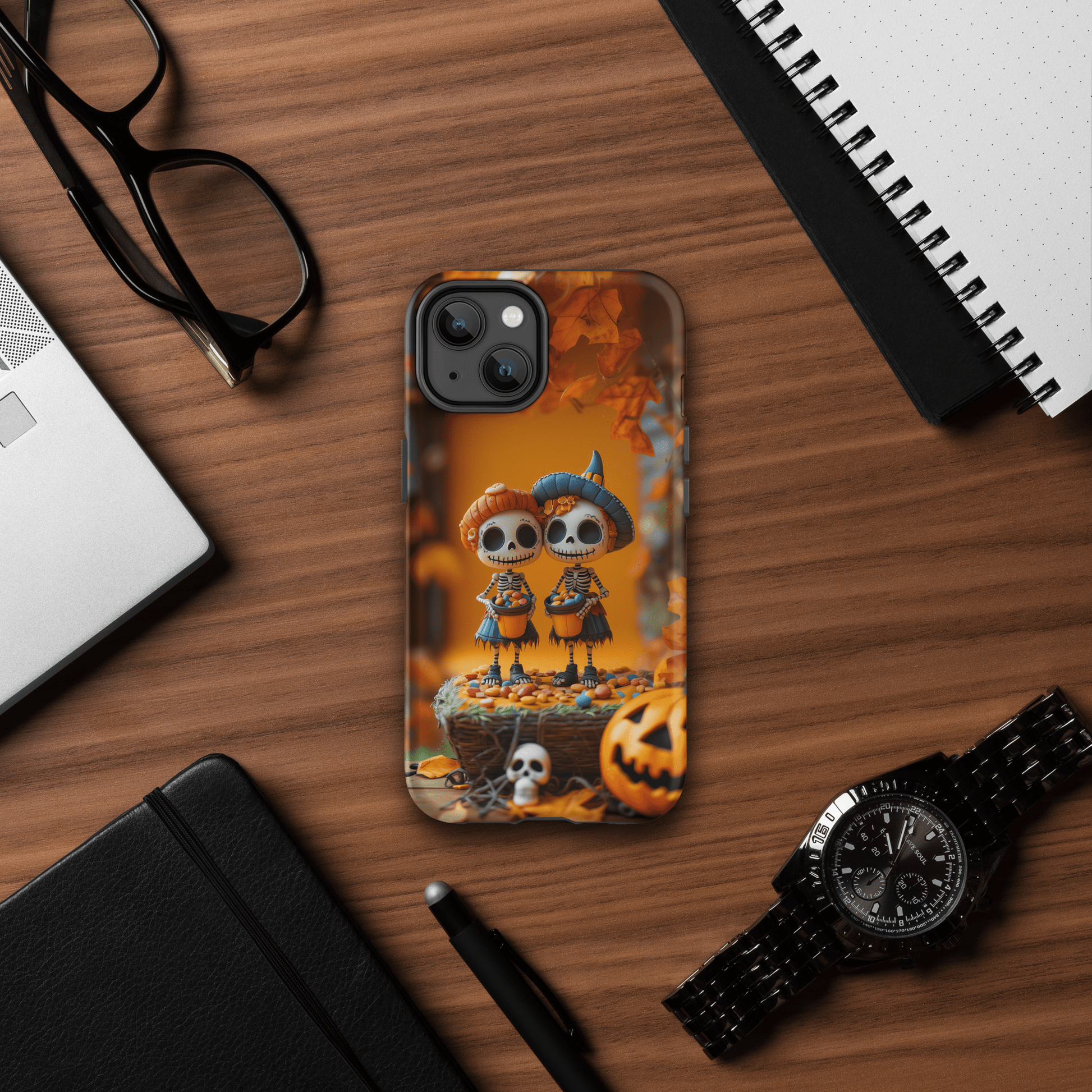 Skeleton sisters trick or treat for iPhone Ninja Level Designs