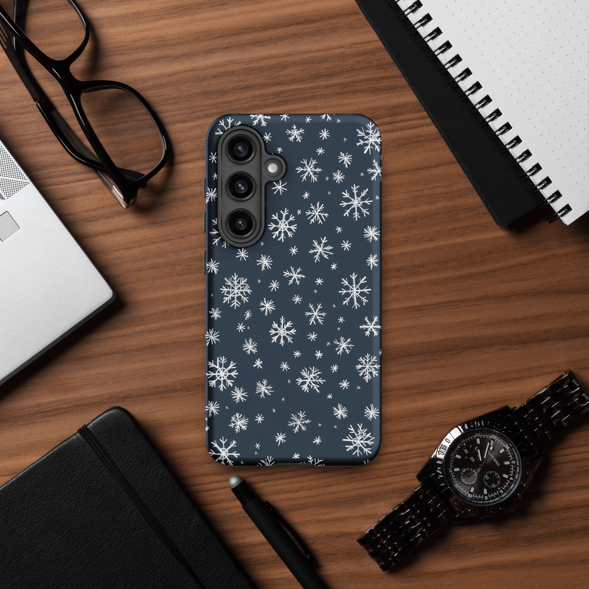 Snowflakes Blue for Samsung Galaxy Ninja Level Designs