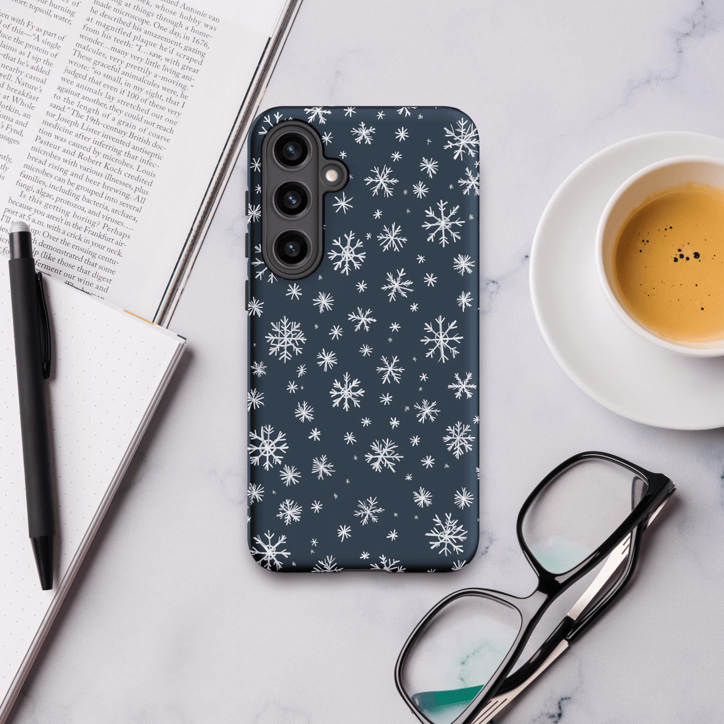 Snowflakes Blue for Samsung Galaxy Ninja Level Designs