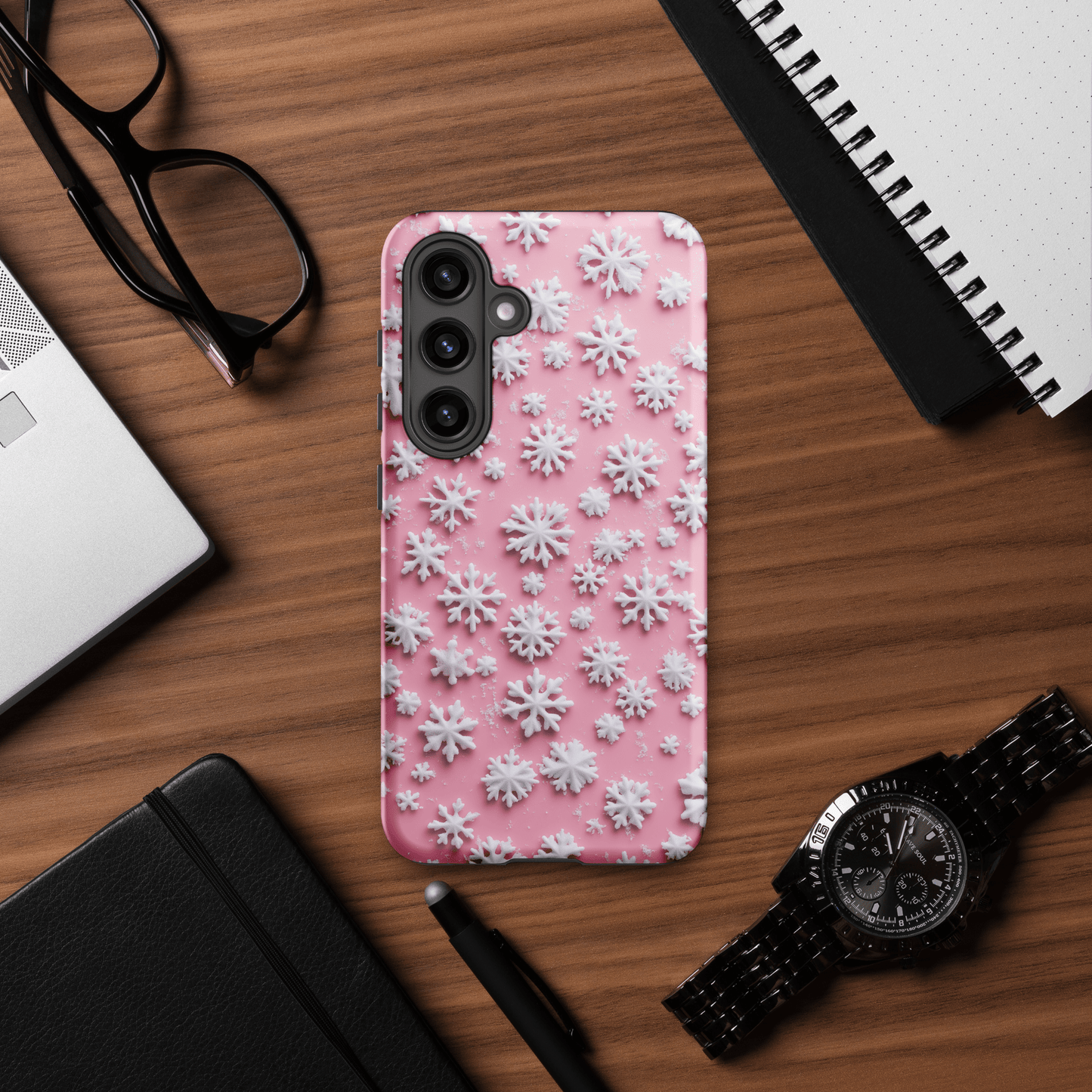 Snowflakes Pink for Samsung Galaxy Ninja Level Designs