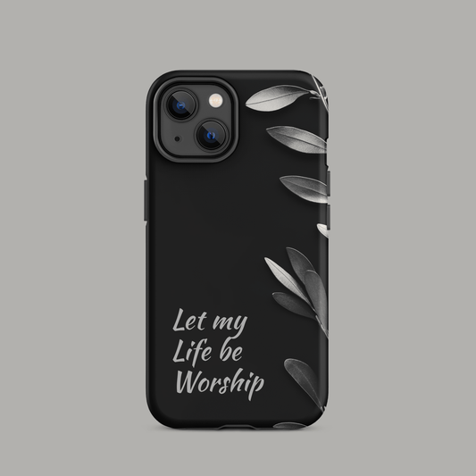 Worship olive branch black for iPhone Ninja Level Designs