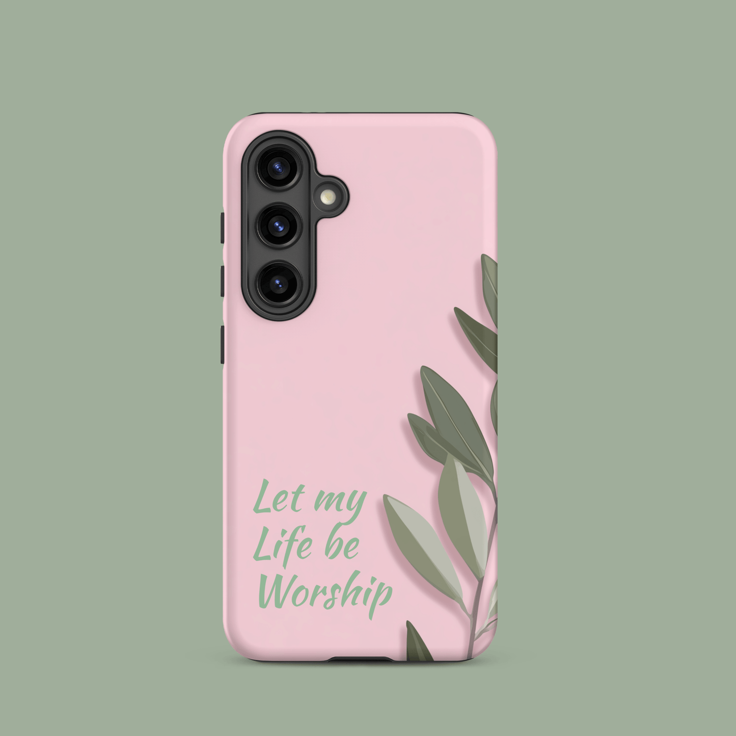 Worship olive branch pink for Samsung Galaxy Ninja Level Designs